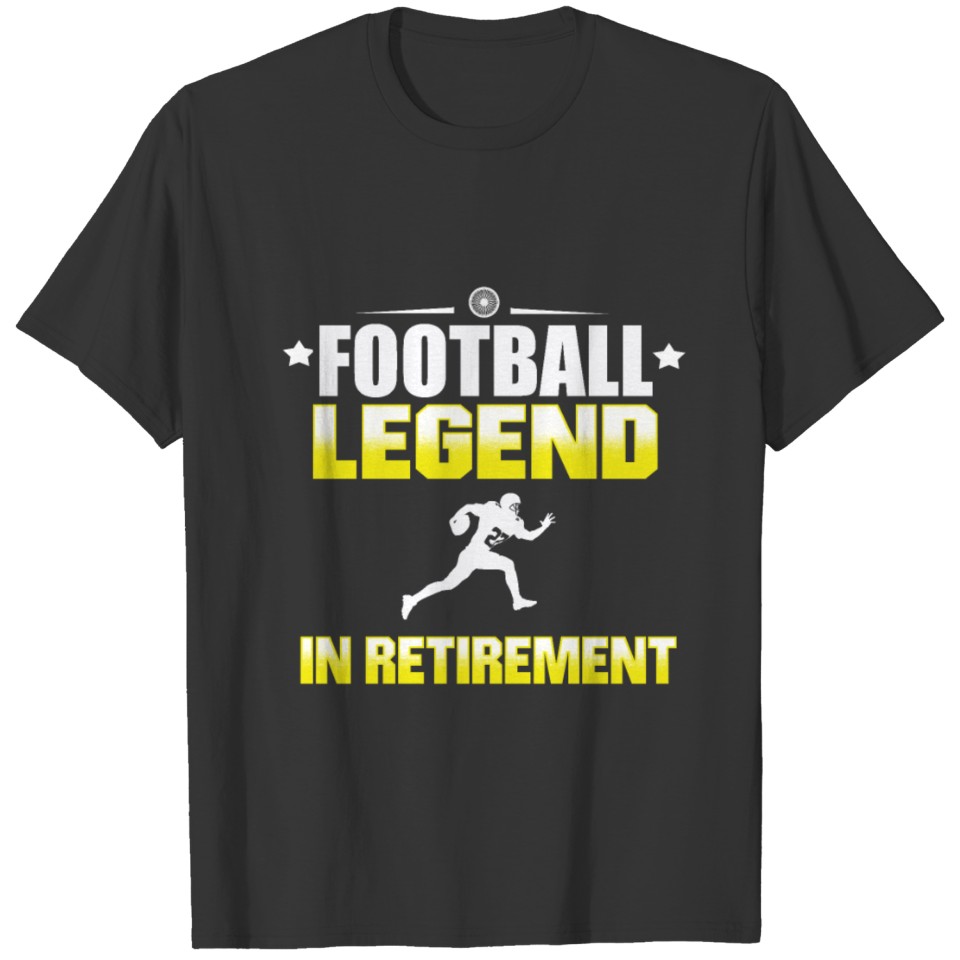 American Football Legend Pensioner Hallo of Fame T-shirt
