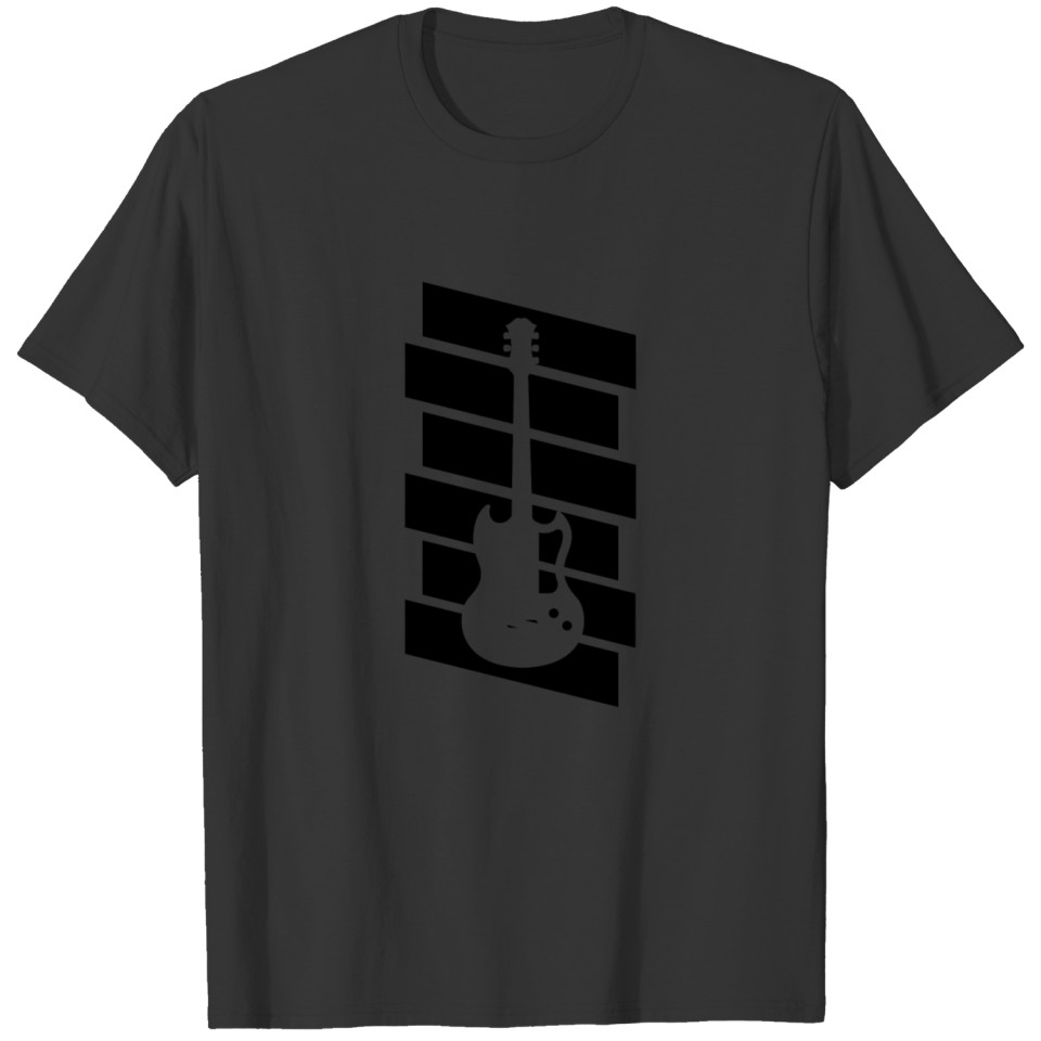 Art rock guitar music gift T-shirt