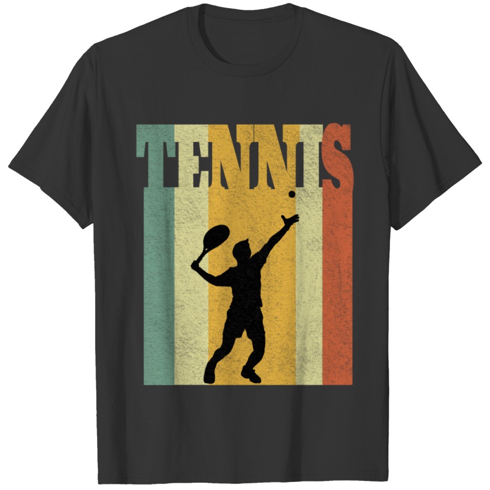 Tennis Tennis play men man retro gift T Shirts