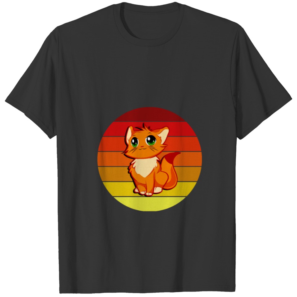 Funny Cats Kittens Rock Rockin T-shirt T-shirt
