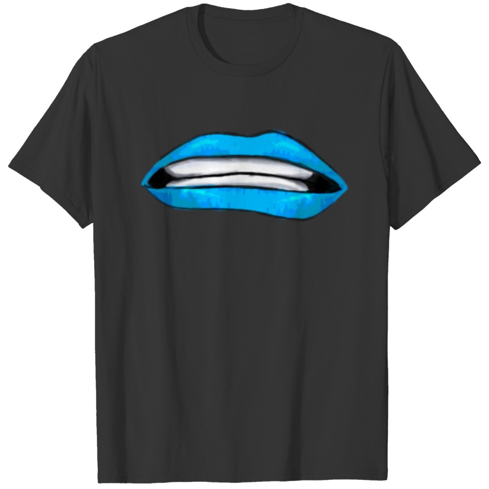 Blue lips T-shirt