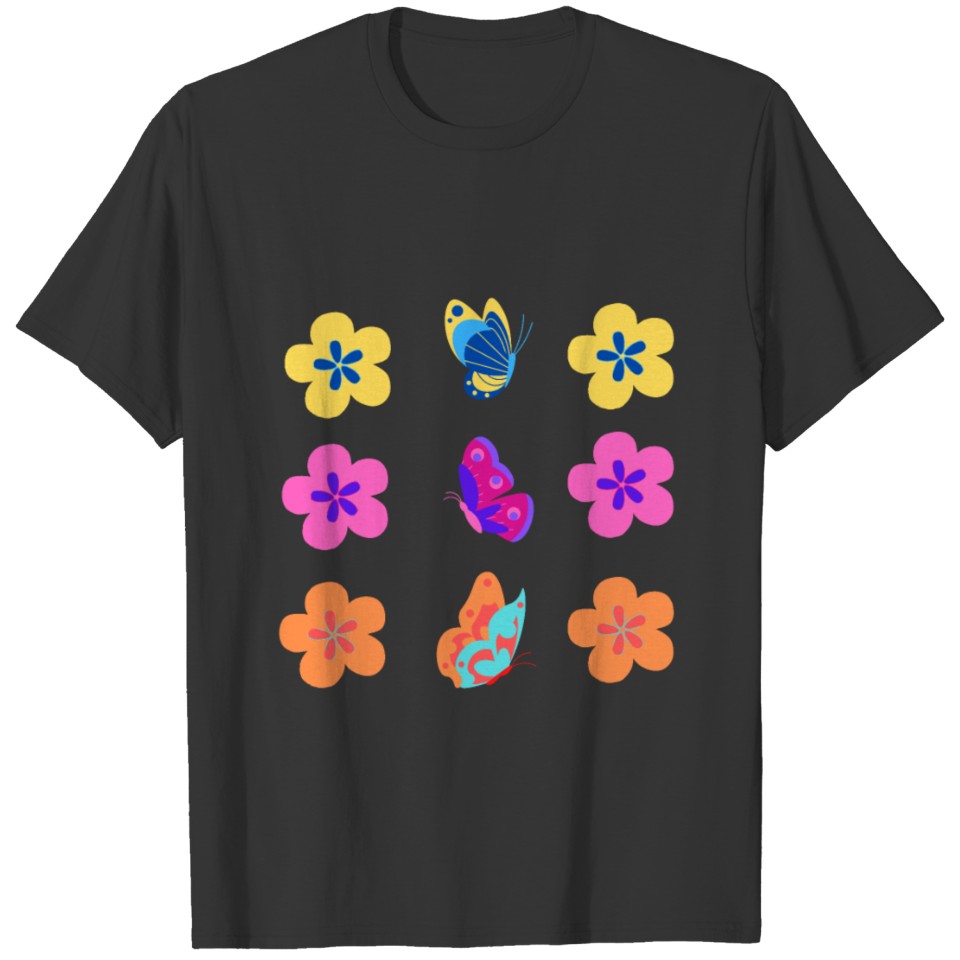 Animal Bib Flower Pack colorful T Shirts
