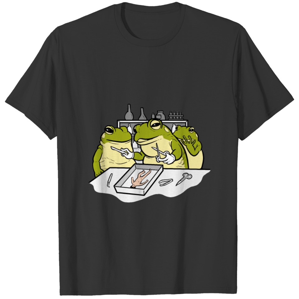 Frog Disection Scientist Gift T-shirt