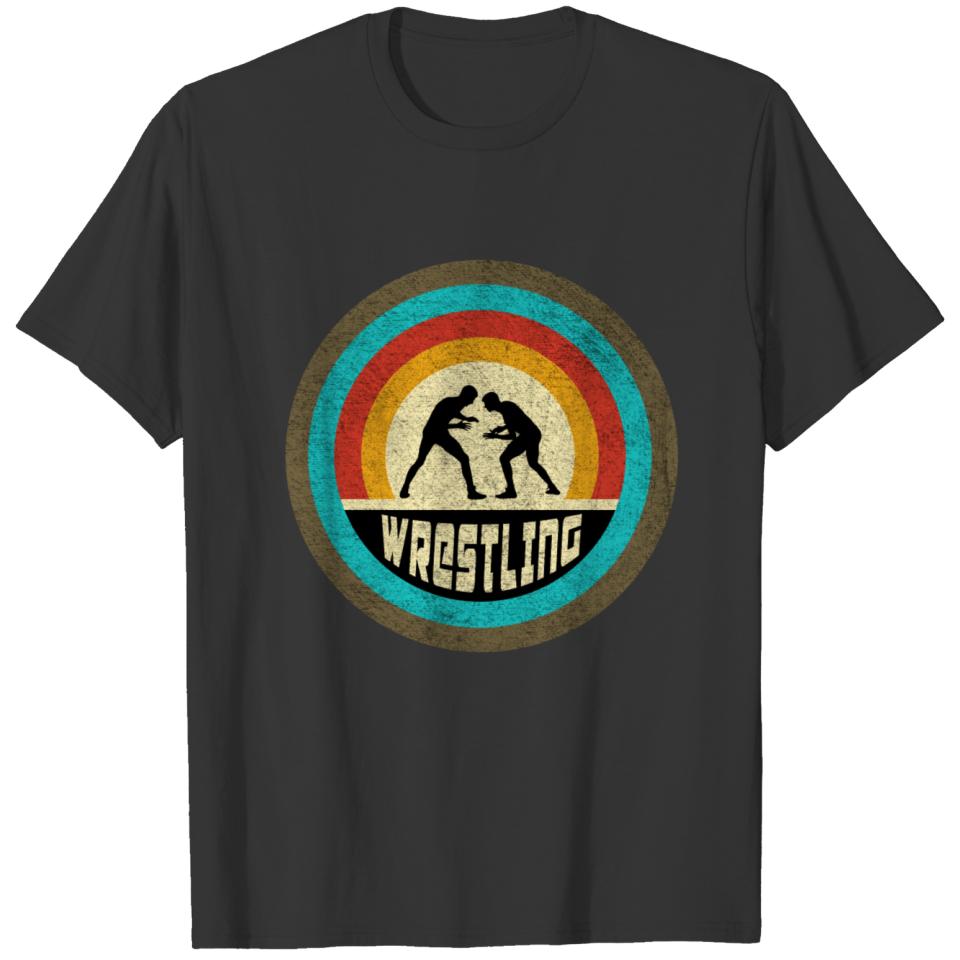 Wrestling Vintage Design Gift Idea T-shirt