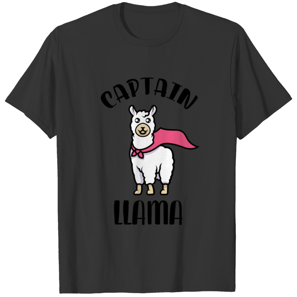 Captain Llama - funny superhero for Halloween T Shirts