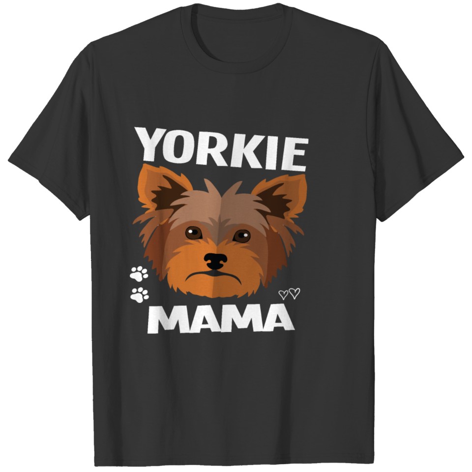 Yorkie Mama: Yorkshire terrier Dog gift T-shirt
