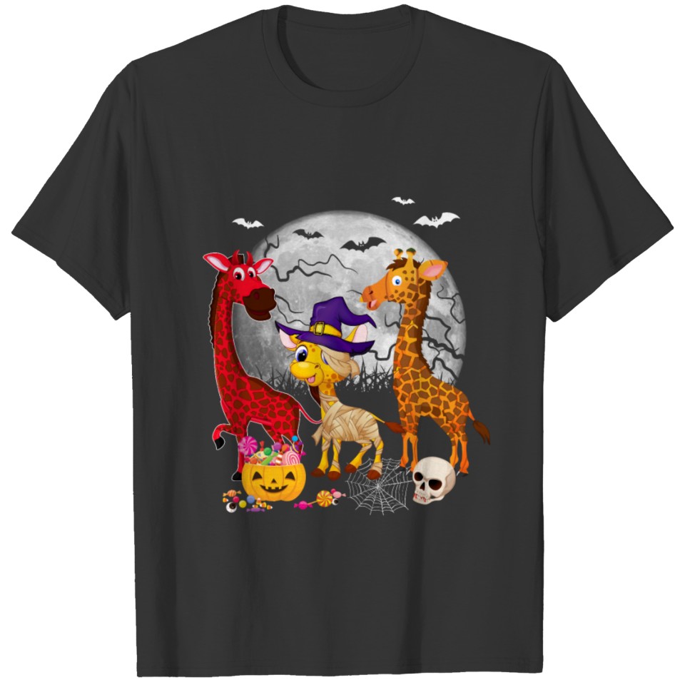 Halloween giraffe T-shirt