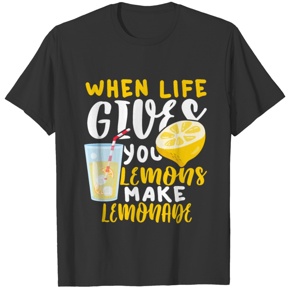 lemonade lemon fruit thirst lime cocktail limo T-shirt