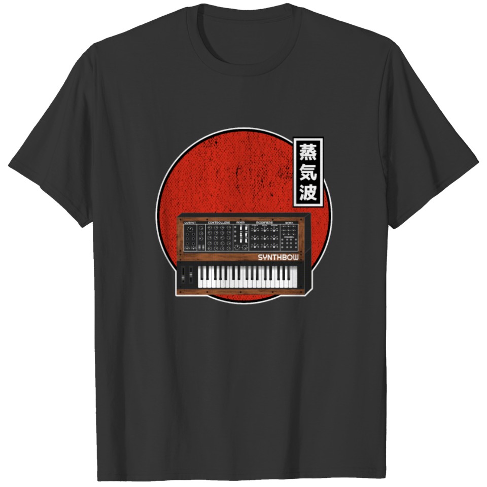 Analog Synthesizer Synthbow Japan Retro Vintage T-shirt