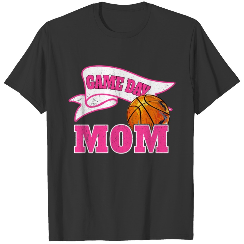 Game Day Mom Basketball T-shirt