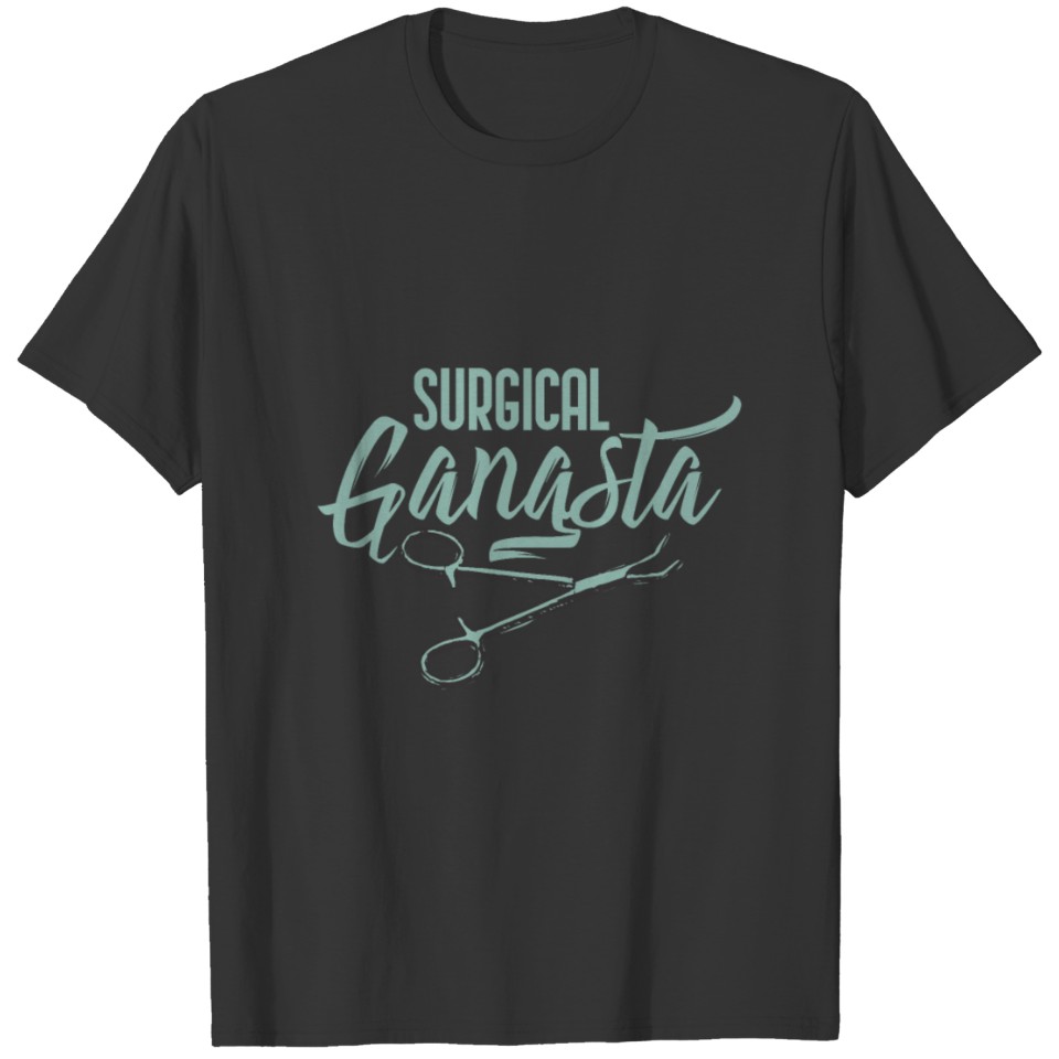 Surgical Doctor Gangster Medical Srub Hospital T Shirts
