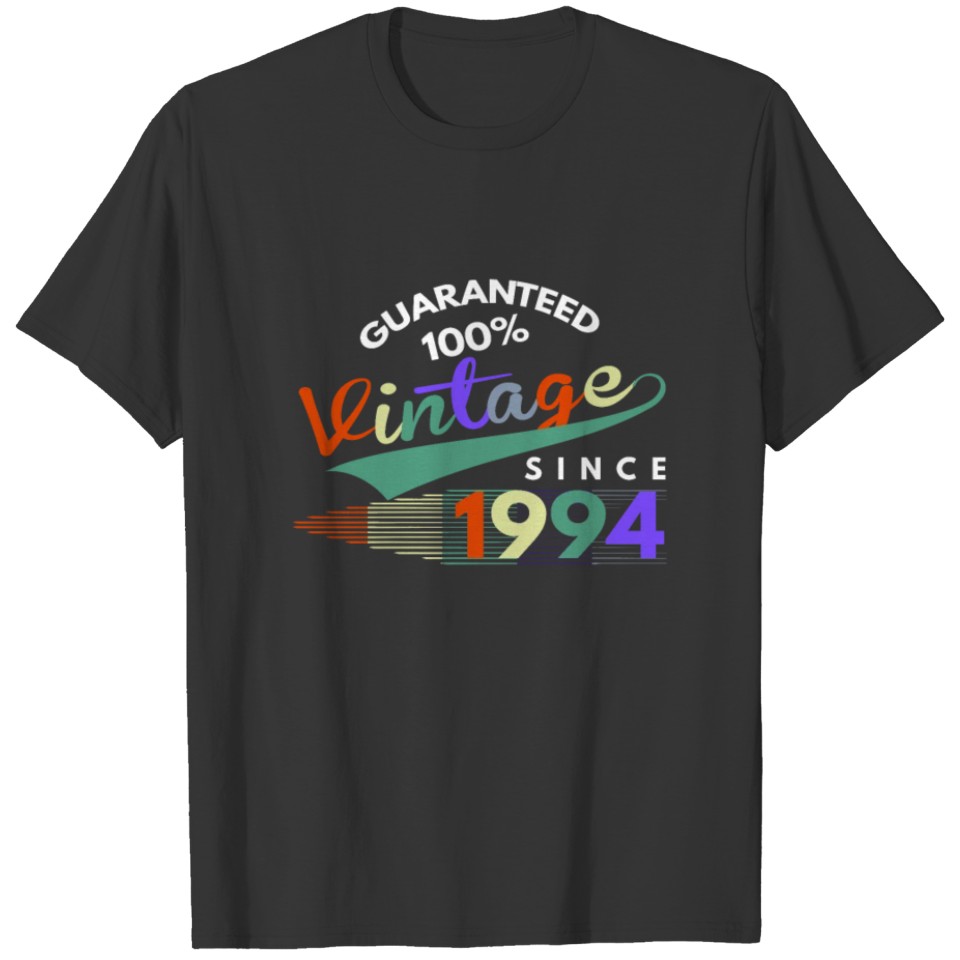 Birthday T Shirt - Vintage Since 1994 T-shirt