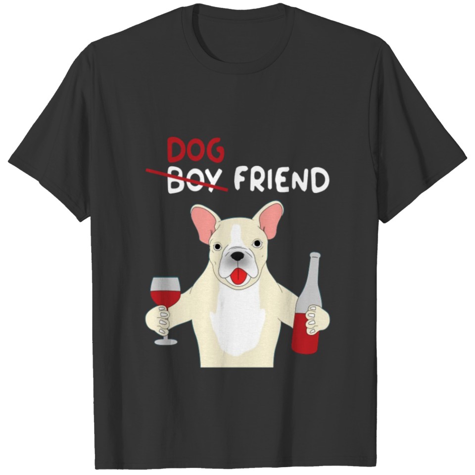 Dog Wine Friend T-shirt