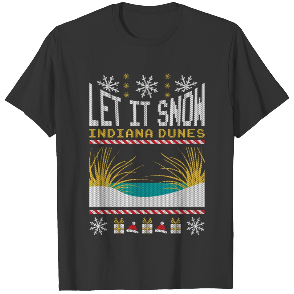 Let It Snow Indiana Dunes T-shirt