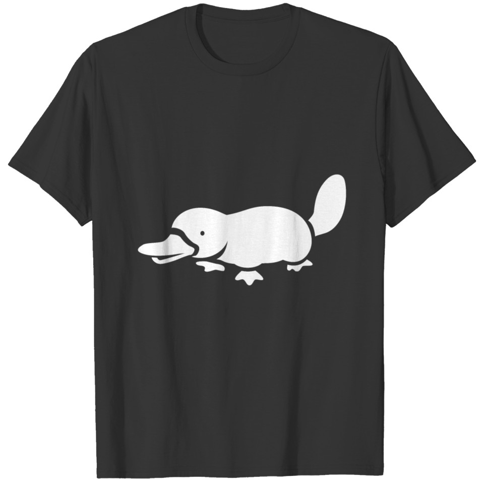 Platypus Icon White T Shirts