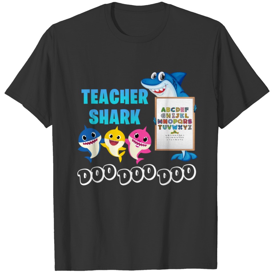 Teacher Shark Doo Doo Doo T Shirts