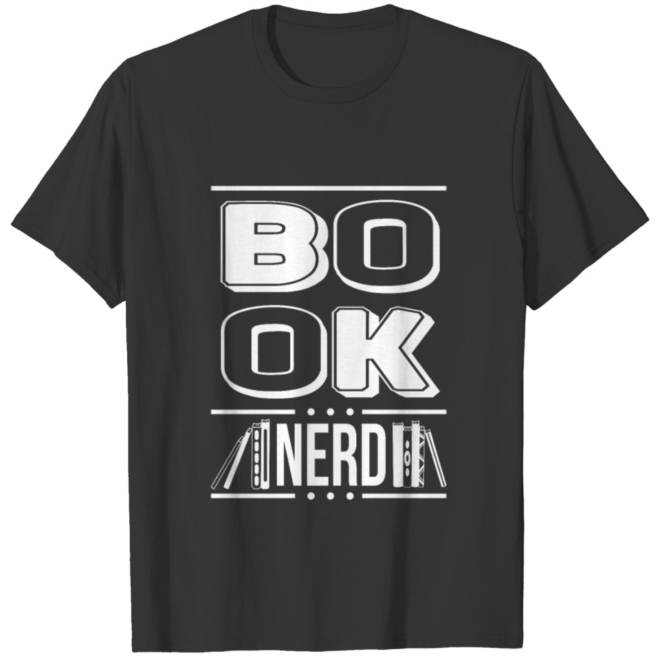 Book Nerd Reading Books Lover Librarian T-shirt