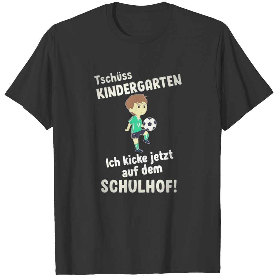 School enrolment soccer school child schoolchild T-shirt