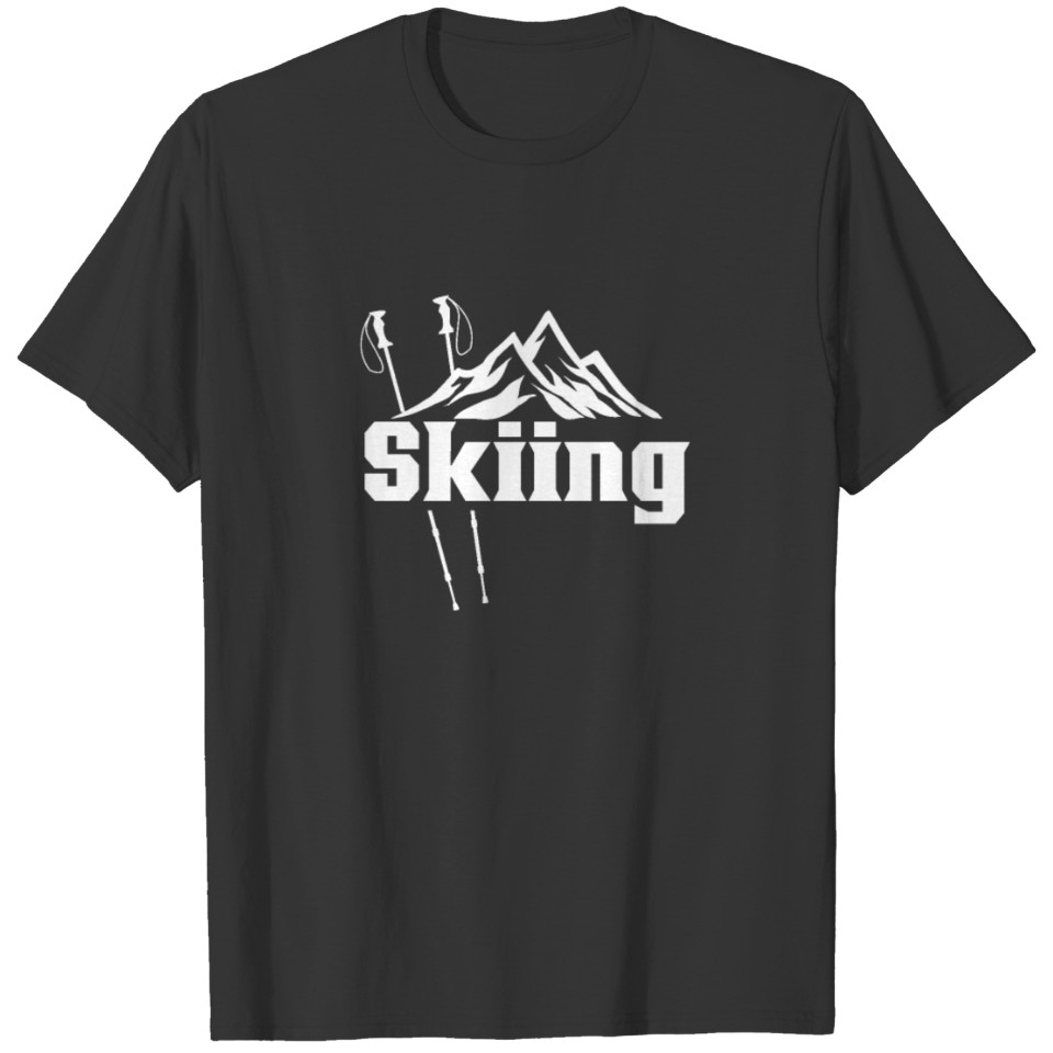 Skiing Winter Sports Skier Vacation Ski T-shirt