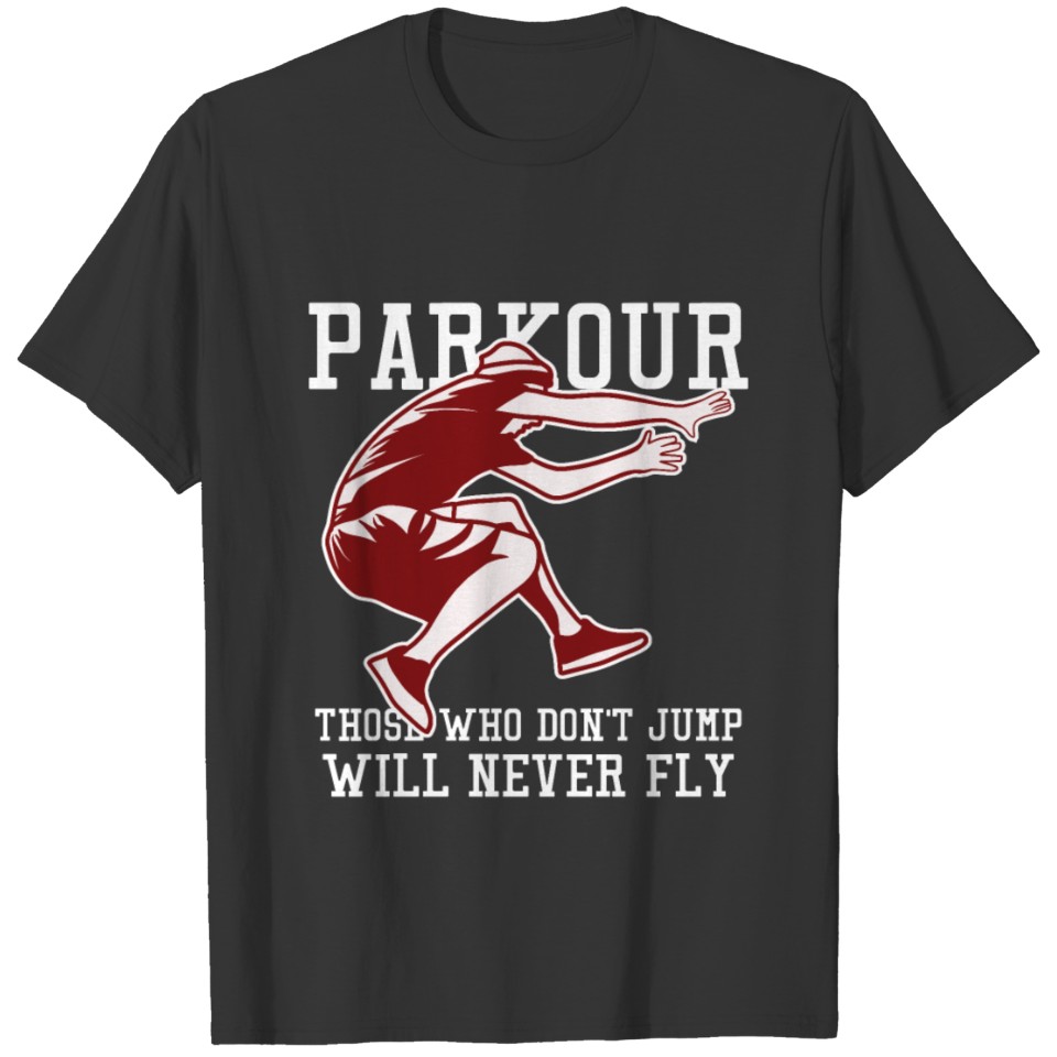 Parkour Quote Design T-shirt