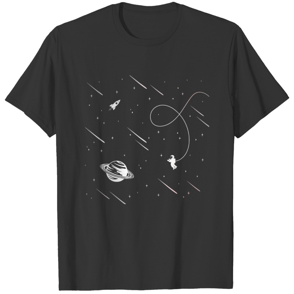 Space Astronaut Planet Rocket spacetravel T-shirt