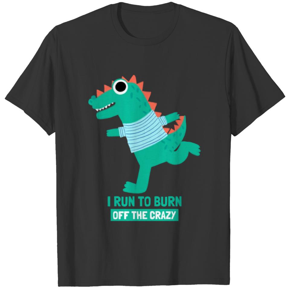 Crocodile Running Marathon Man Woman Gift Idea T-shirt