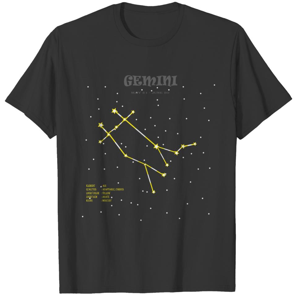 gemini design T-shirt