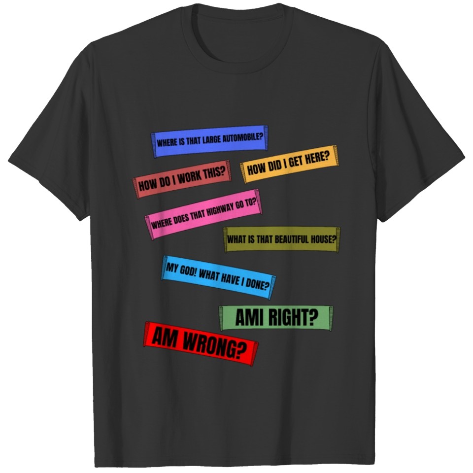 Talking Heads - You May Ask Yourself T-shirt