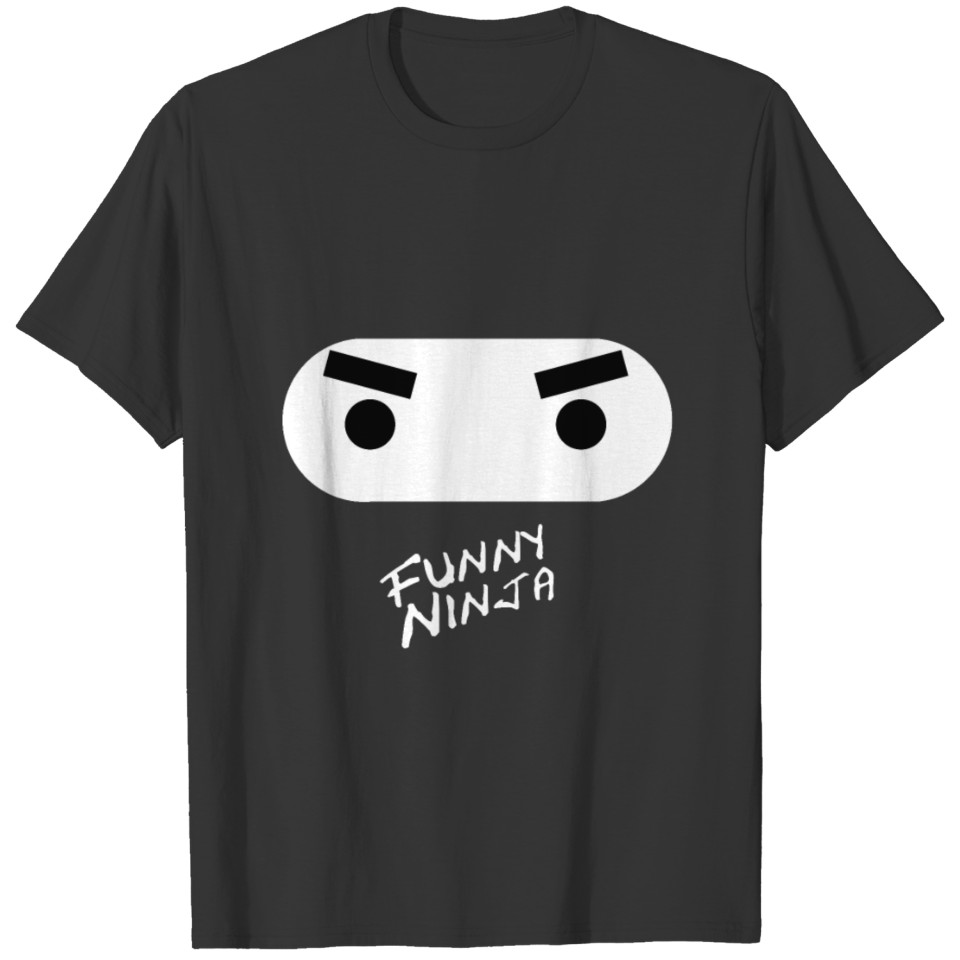 funny ninja angry T-shirt