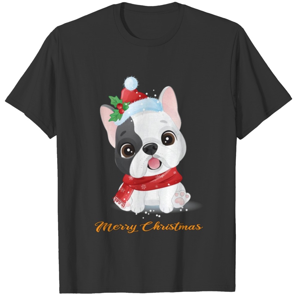 Cute puppy christmas #1. T-shirt