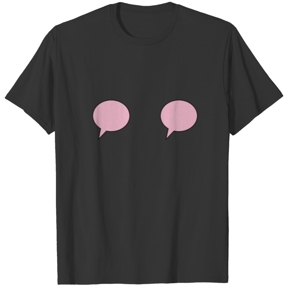 Comic balloon Boobs,Tits, Breast, funny, speech, T Shirts