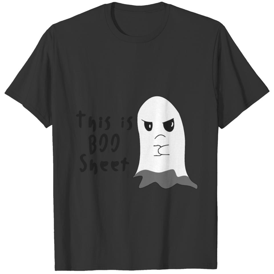 This Is BOO Sheet Fed Up Ghost Cute Halloween T-shirt
