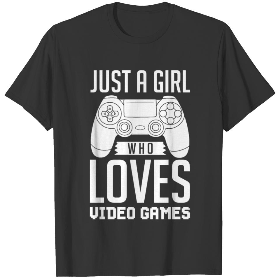 Gamer Girl Gift Gaming Video Game T-shirt