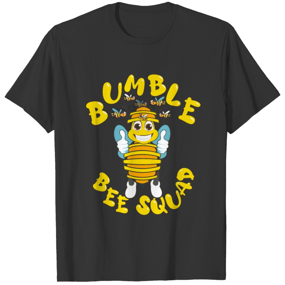 Bee Squad Bumble Team Family Beekeeper T Shirts
