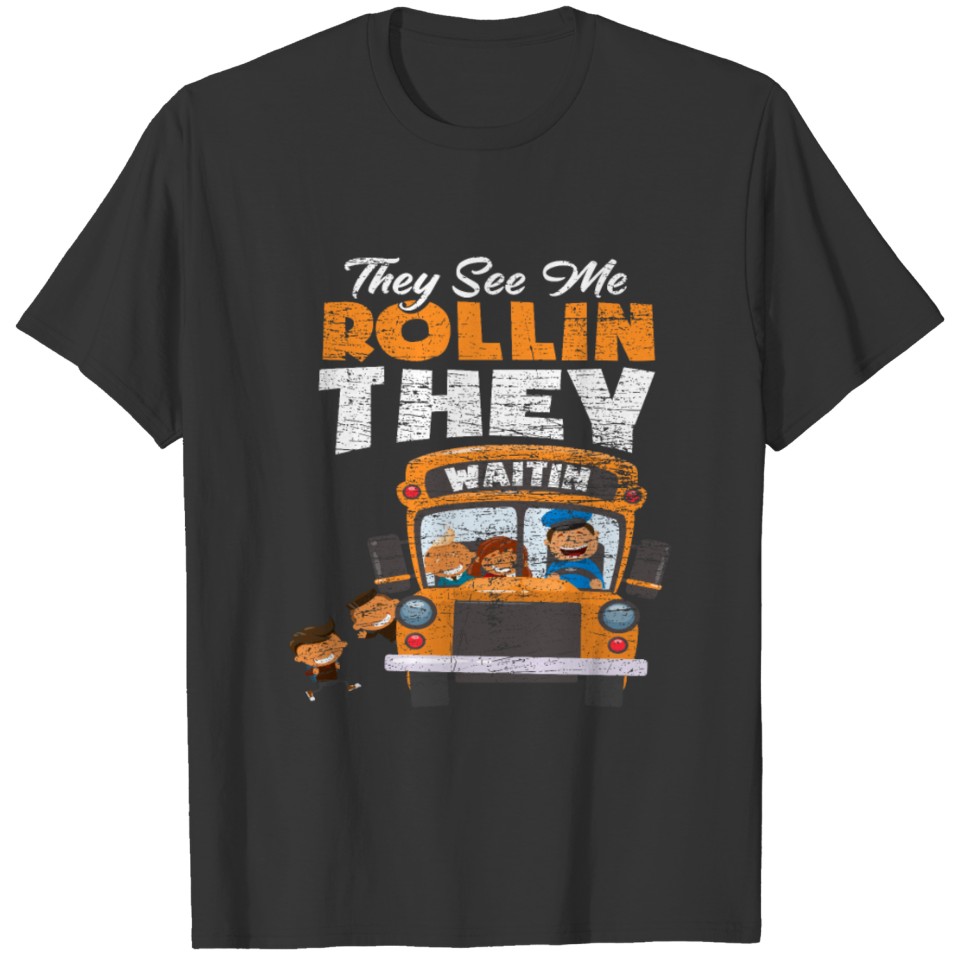 School bus driver waiting T-shirt