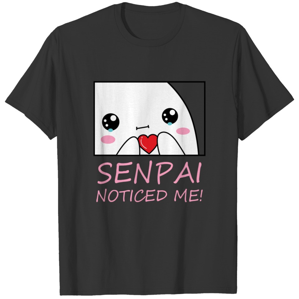 Senpai saying anime heart gift T-shirt