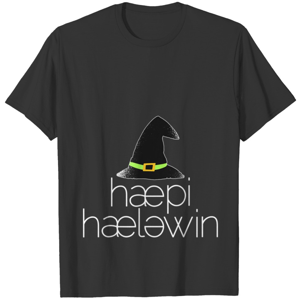 HAPPY HALLOWEEN in IPA SLP Speech Therapy T-shirt