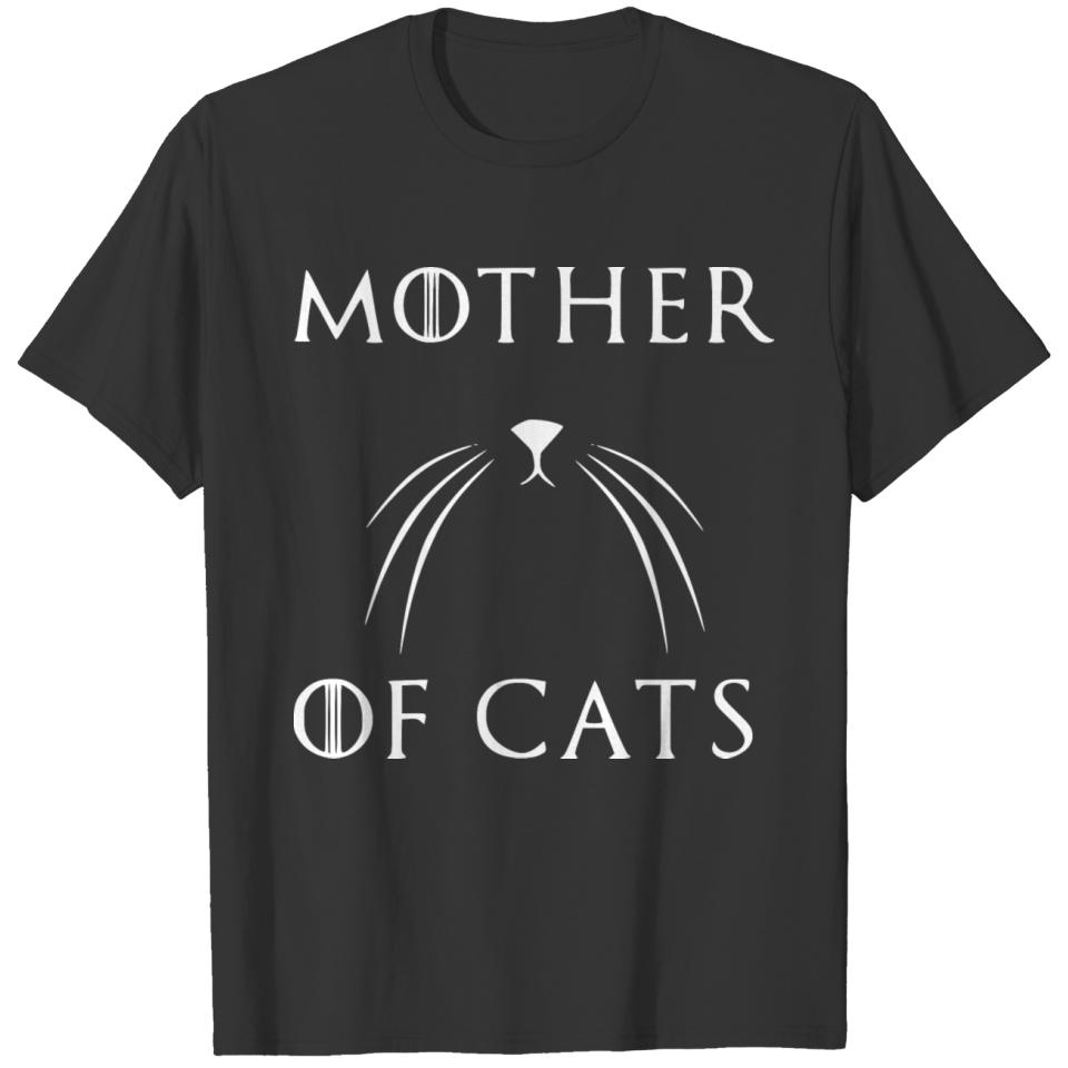 Mother of Cats Funny Cat Lover Gift T-shirt
