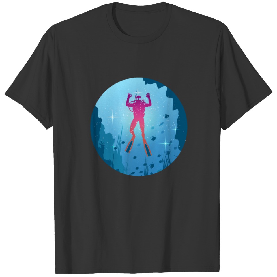 Future Marine Biologist Gifts scuba diving t shirt T-shirt