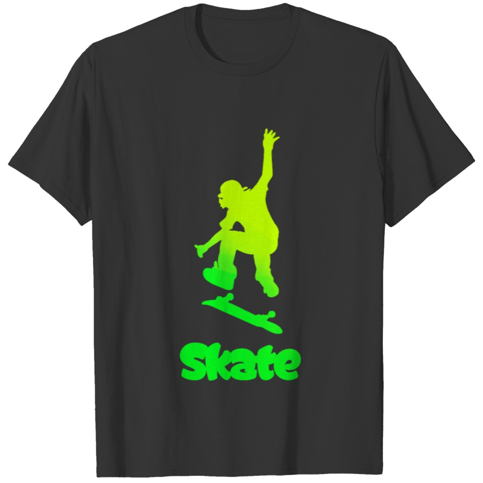 skate skateboarding skater T-shirt