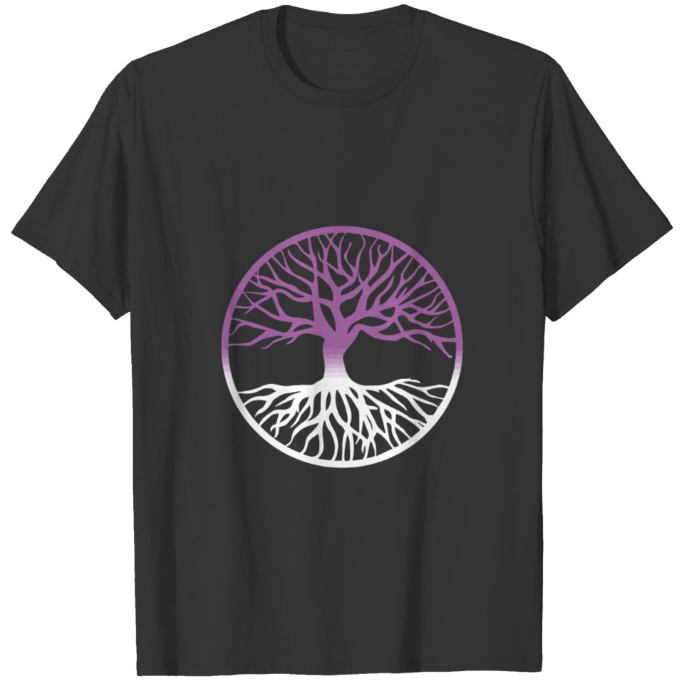 Yggdrasil Tree Of Life Purple Norse Paganism Gift T Shirts