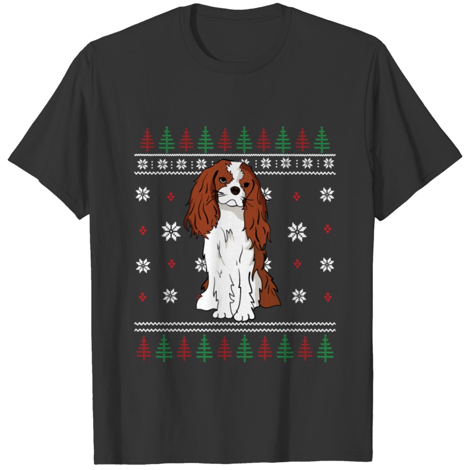 Cavalier King Charles Spaniel Christmas Sweater T-shirt