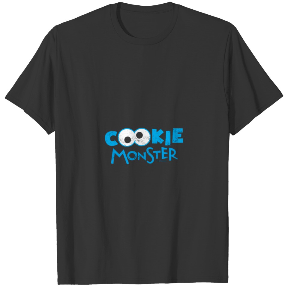 Sesame Street Cookie Monster Eyes Gift T Shirts