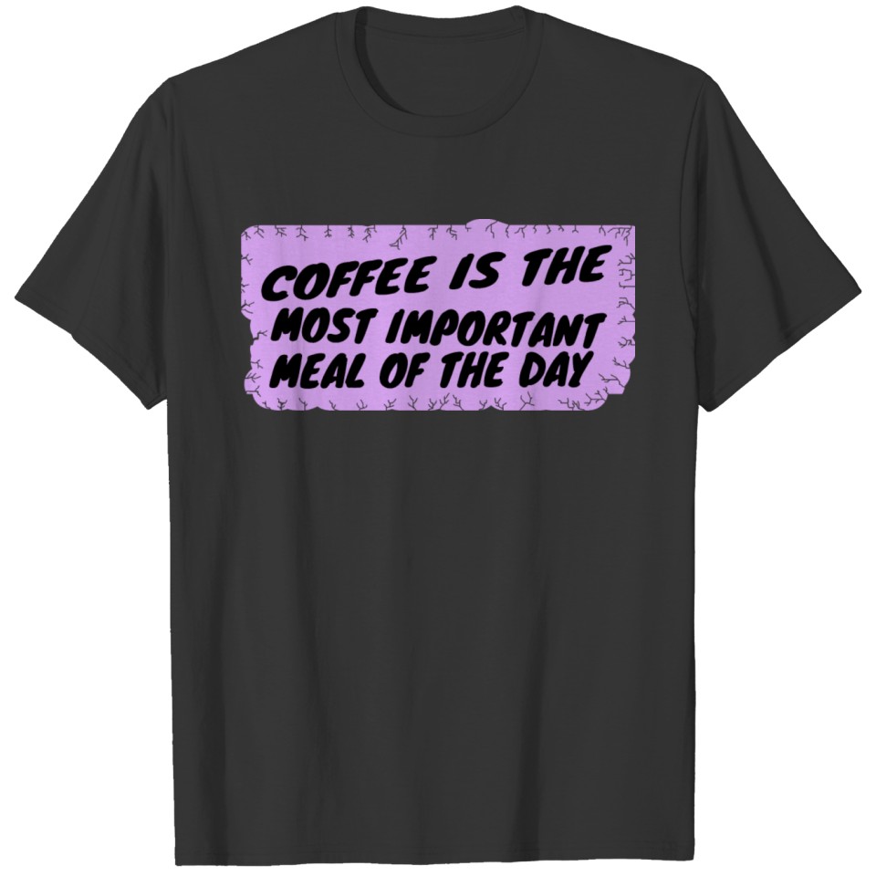 present idea koffeein brew coffee house cup T-shirt