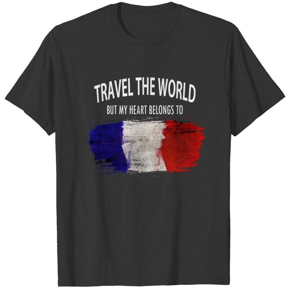 France Travel Travelling journey T-shirt