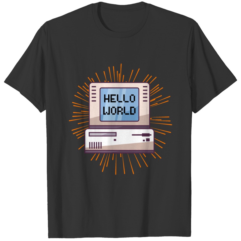 Software Programming Hello World T-shirt