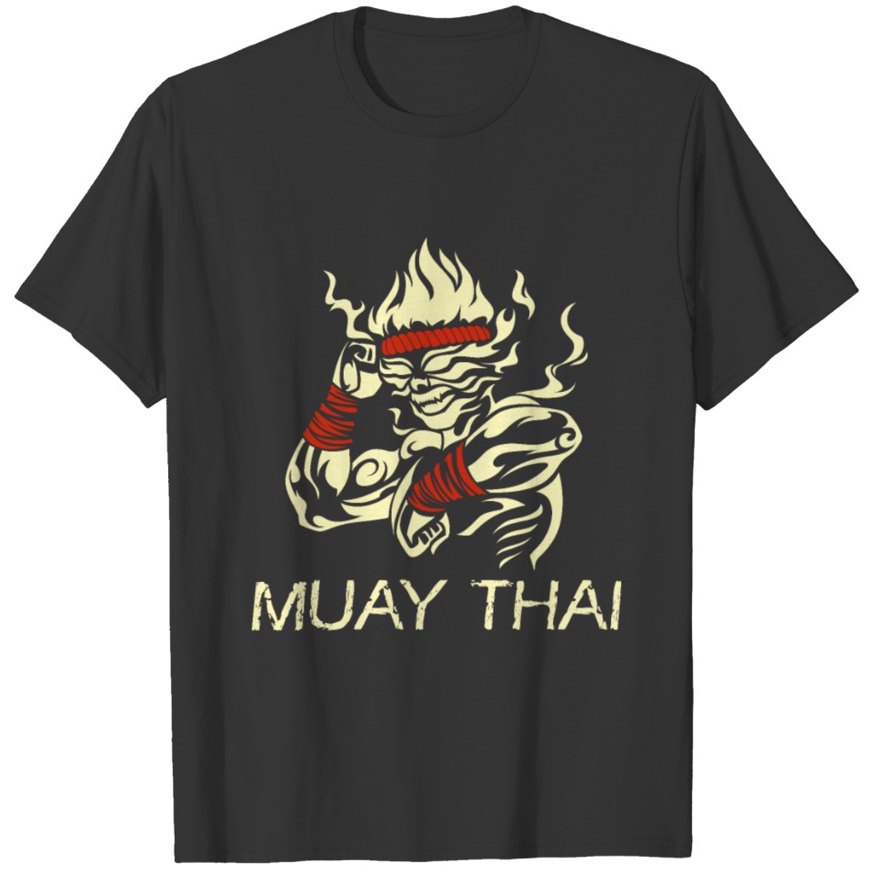 Muay Thai Fighter - Thai Boxing and Kickboxing T-shirt