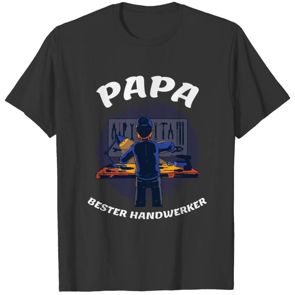 Papa Best Craftsman Gift T-shirt