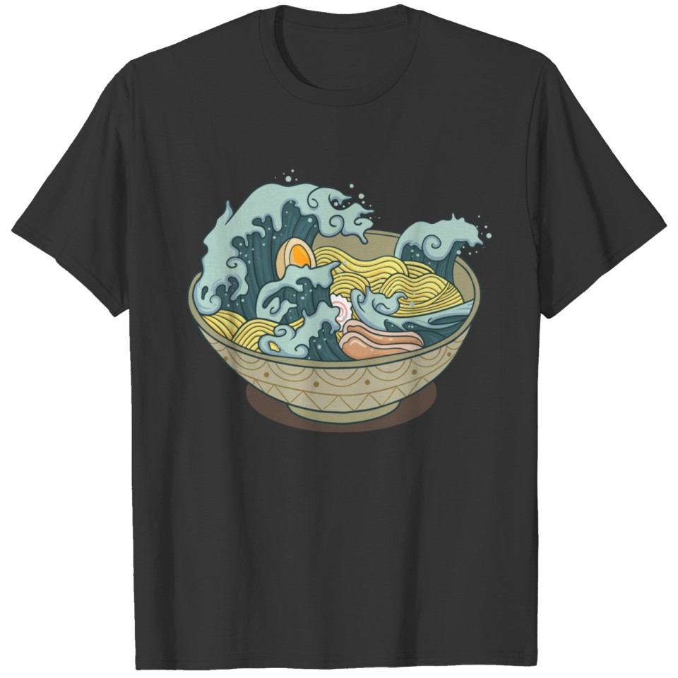 Ocean of Ramen Great Artwork Japan I men & woman T Shirts