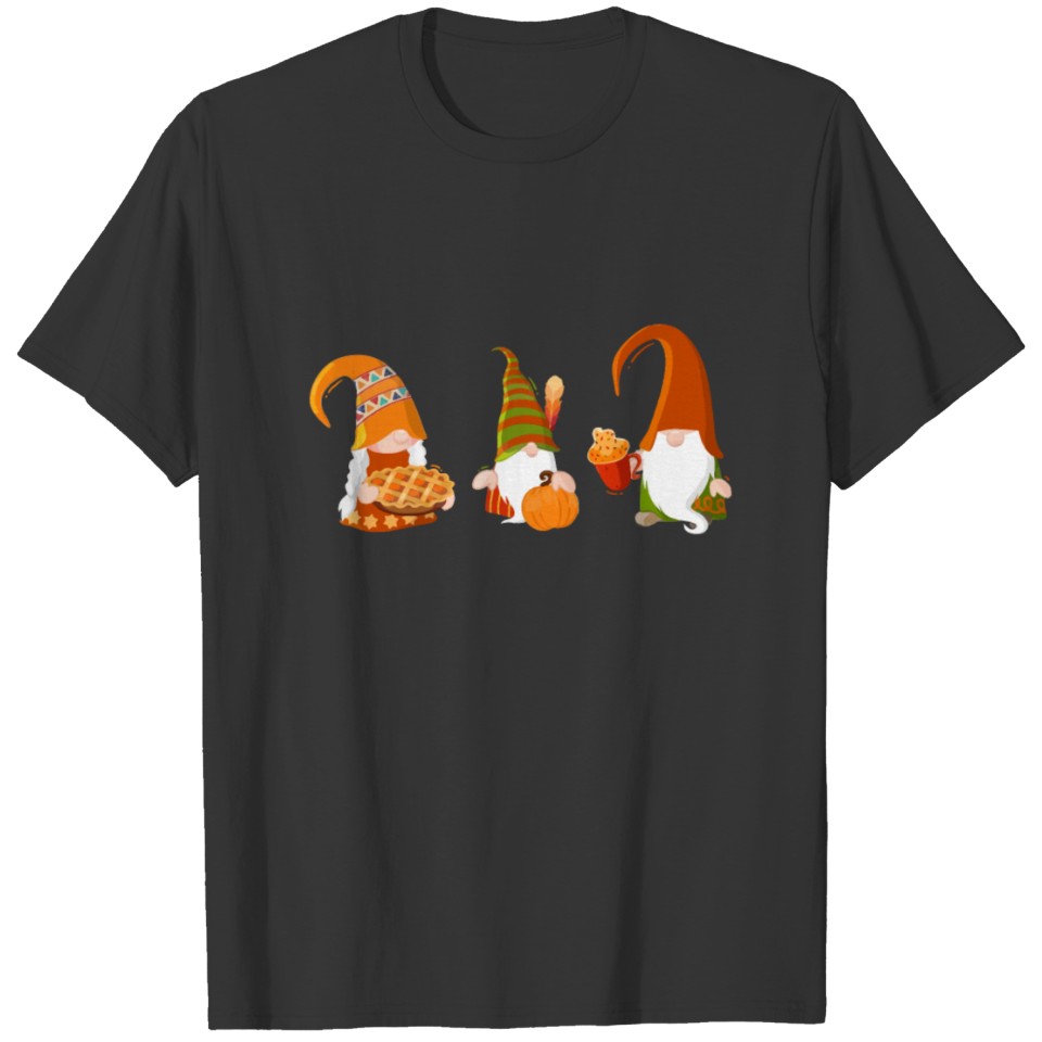 Three Gnomes Pumpkin Pie - Thanksgiving T-shirt